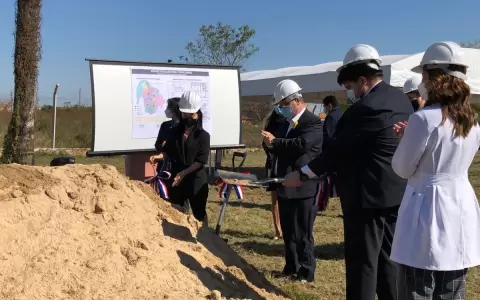 Inician obras para construcci�n de auditorios comunitarios en Limpio
