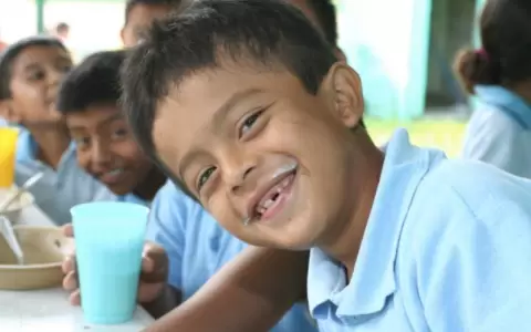 Buscan sensibilizar sobre la importancia del vaso de leche en las escuelas
