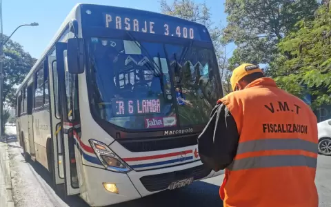 Comuna asuncena suspende suba de pasaje
