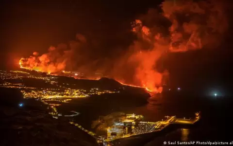 Nueva colada de lava deja m�s destrucci�n en La Palma