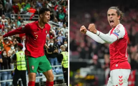 Dinamarca clasifica y Portugal gana con triplete de Cristiano Ronaldo