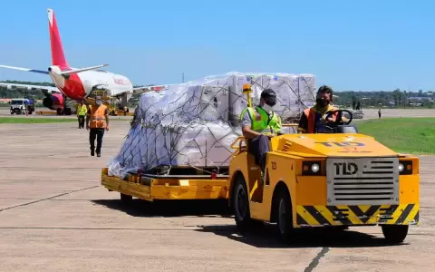 Llegaron m�s de 220.000 vacunas Pfizer por medio del mecanismo COVAX
