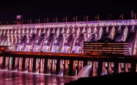 Reabre al p�blico la Iluminaci�n Monumental de la represa Itaipu