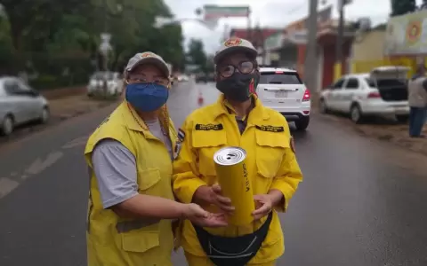 Bomberos Voluntarios realizan colecta en su 43� aniversario