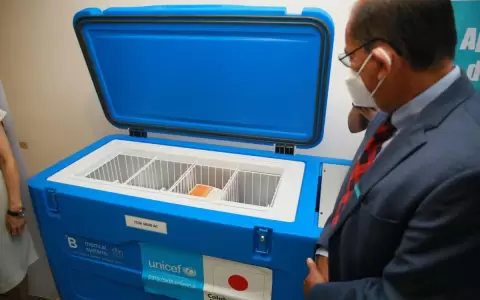 PAI recibe nuevos equipos para conservar vacunas mediante apoyo del Gobierno de Jap�n y UNICEF