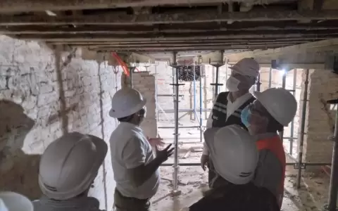 Restauraci�n del ala oeste del Palacio de Gobierno llega al 40% de ejecuci�n