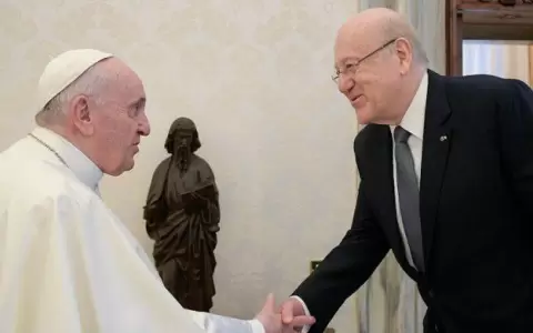 Francisco recibi� al premier del L�bano en el Vaticano