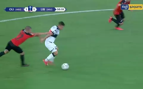 As� vio el VAR el gol de Libertad ante Olimpia en la Copa Paraguay