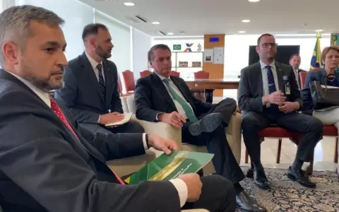 Grosera omisi�n: Abdo evita asuntos sensibles de Itaip� con Bolsonaro