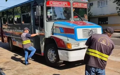 Dinatran libera buses para fiestas lit�rgicas de Caacup�