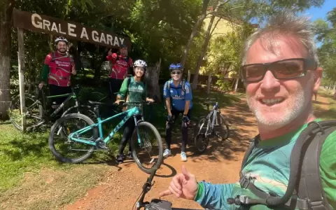 Sendas del Tren despide el a�o con un paseo cicl�stico por ciudades del Guair� y Caazap�