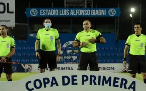 Giancarlos Juliadoza, el �rbitro para el Guaran� vs. Cerro Porte�o