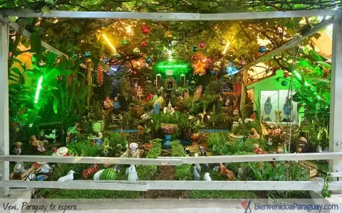 El tradicional pesebre paraguayo, �nico y art�stico