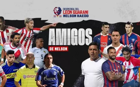 Las figuras presentes en el partido de despedida de Haedo Valdez