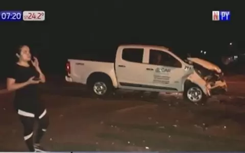 Funcionario del Cr�dito Agr�cola en estado de ebriedad causa accidente rutero