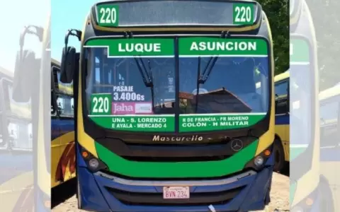 L�nea 220 brindar� cobertura desde el lunes en Luque, San Lorenzo y Asunci�n