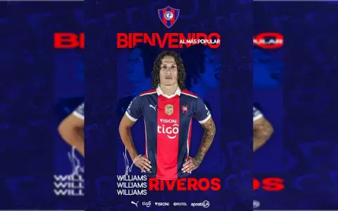 Cerro Porte�o oficializa su primer refuerzo 2022: Williams Riveros