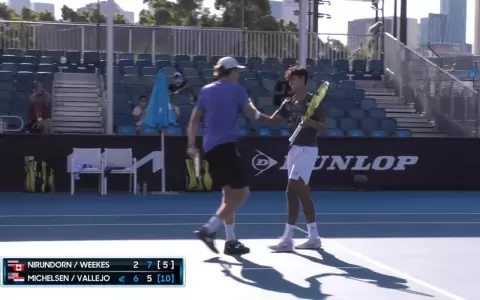 Adolfo Daniel Vallejo es finalista en dobles del Australian Open J�nior