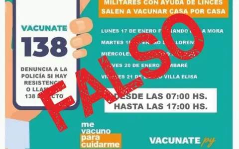 Salud aclara sobre flyer falso de una emergencia nacional