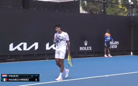 �Daniel Vallejo es semifinalista del Australian Open J�nior!