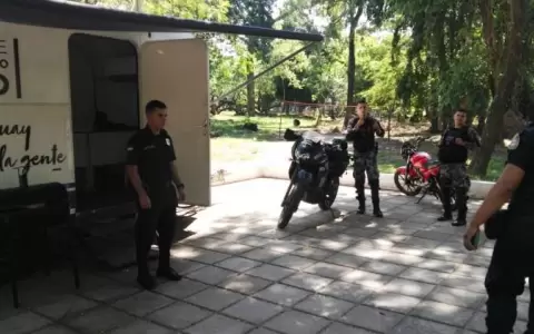 Comisar�a M�vil funciona con �xito en el Parque Caballero
