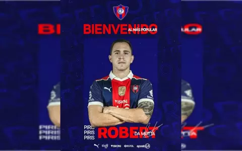 Cerro Porte�o presenta de manera oficial a Robert Piris da Motta