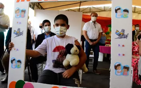 �El momento es ahora�, dice Borba: ni�os y ni�as reciben dosis anti-Covid