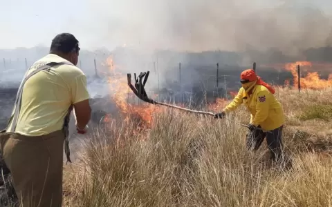 Infierno en Caapuc�: �Es desesperante, no hay agua, necesitamos aviones hidrantes�