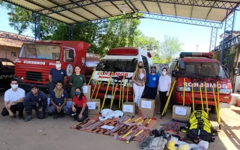 La Cappro realiz� una donaci�n al Cuerpo de Bomberos Voluntarios de Villeta