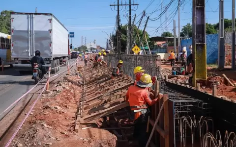Obras de Tres Bocas alcanzan el 60 % y pilotes surcan Acceso Sur