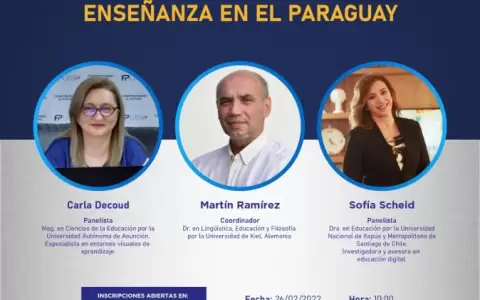 Webinar de educaci�n: "Digitalizaci�n de la ense�anza en el Paraguay", propuesta de El Nacional