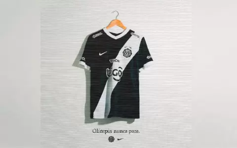 Olimpia presenta su reminiscente indumentaria alternativa