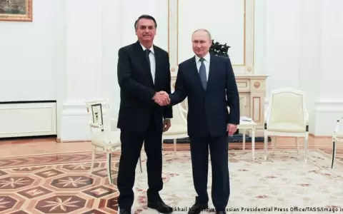 Jair Bolsonaro se re�ne con Vladimir Putin en plena tensi�n por Ucrania