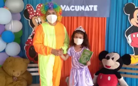 87.975 ni�os y ni�as recibieron la vacuna anti-Covid