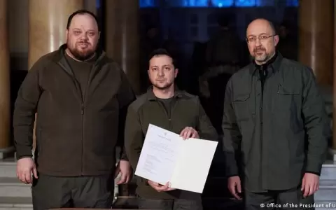 Zelenski firma solicitud para la entrada de Ucrania a la Uni�n Europea