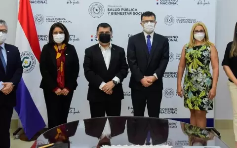 Nuevo representante de la OPS en Paraguay se reuni� con Borba