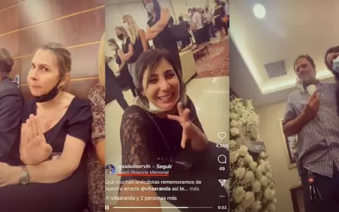Jessica Serv�n fue escrachada por transmitir en vivo desde velorio de Vita Aranda