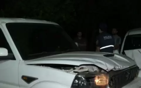 Comisario retirado choc� contra varios veh�culos y se neg� al alcotest