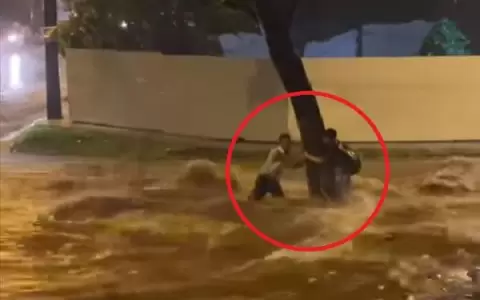 Asunci�n una vez m�s inundada: raudales generaron terror