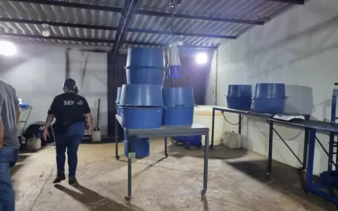 SENAD detecta moderno laboratorio para procesar coca�na en Amambay