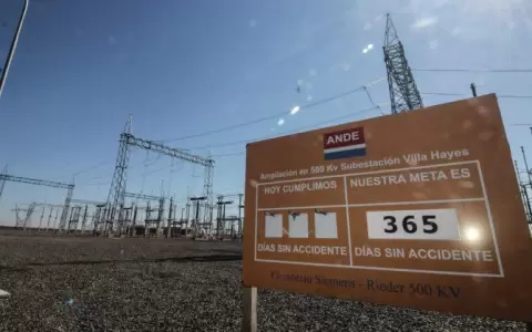 100.000 usuarios quedaron sin energ�a el�ctrica por aver�a en Villa Hayes