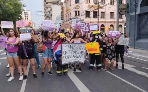 "Unidas y movilizadas": marcharon por los derechos de las mujeres