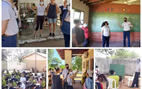 Senadores verifican estado de aulas tras inicio de clases