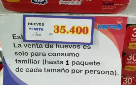 Escasez de huevo por problemas de provisi�n