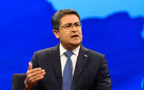 El expresidente Juan Orlando Hern�ndez.