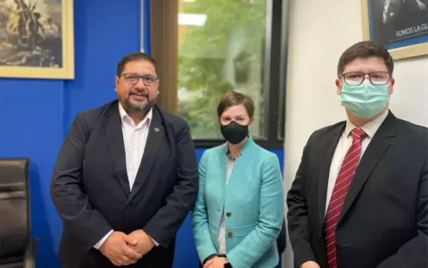 Diputado se reuni� con referentes de la Embajada de Estados Unidos