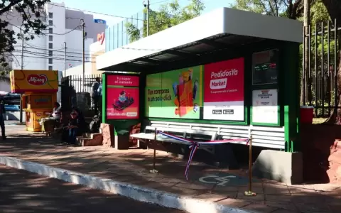 Entregan a Municipalidad de Asunci�n 100 paradas de bus sustentables
