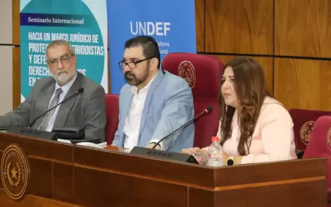 Seminario internacional de protecci�n a periodistas y defensores de DD.HH en el Senado