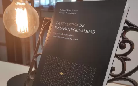 Presentan libro sobre �La excepci�n de inconstitucionalidad�
