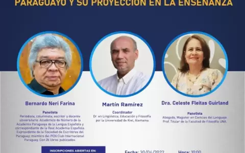 El Nacional expondr� �la situaci�n ling��stica del castellano paraguayo� en un webinar